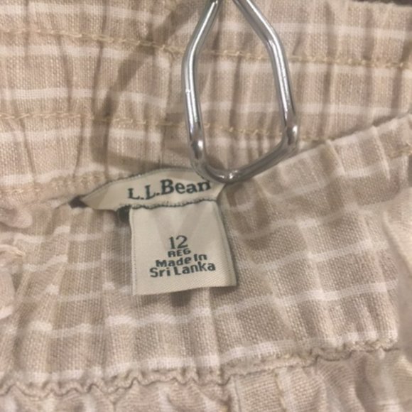 L.L. Bean Linen Drawstring Pants, 12 - Picture 4 of 5